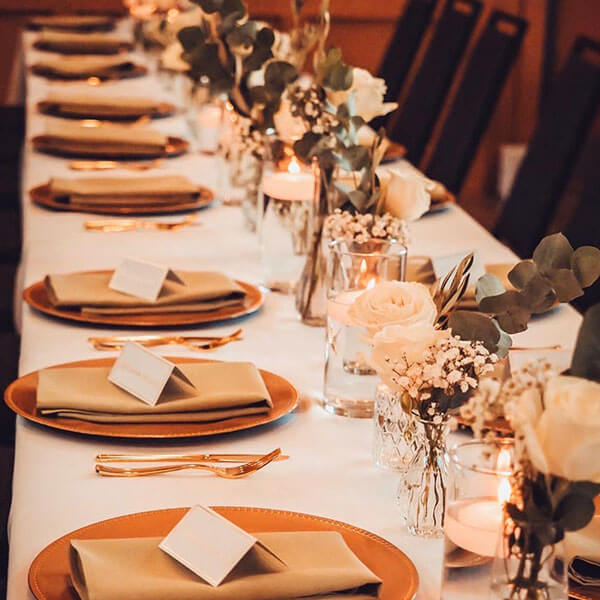 wedding tableware rentals in Dallas-Fort Worth, TX